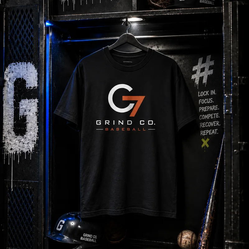 Men's Lightweight Performance T-Shirt with Grind Co. Baseball G7 logo